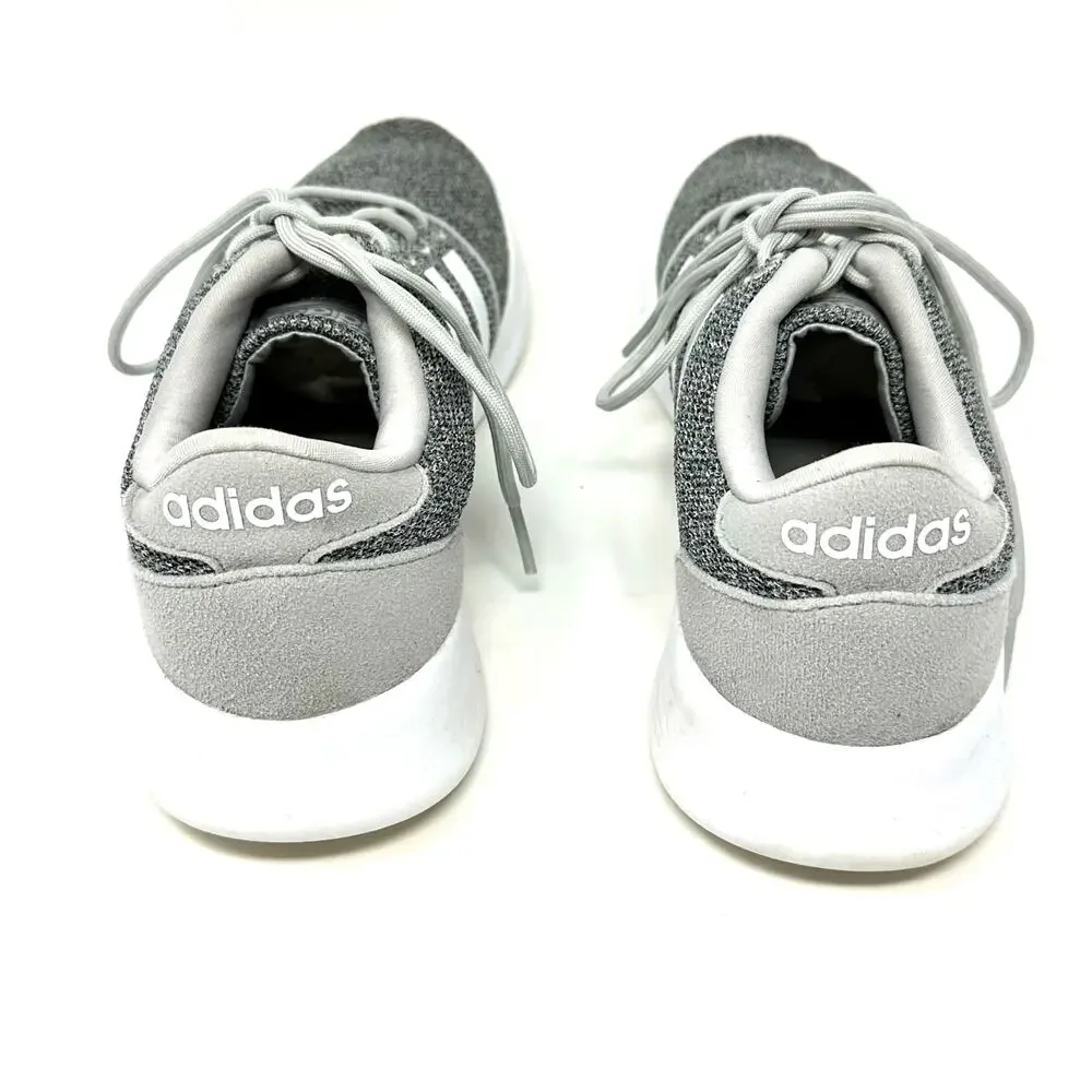 Adidas QT Racer Cloudfoam Gray White Knit Sneakers Women’s 6.5